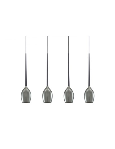 Azzardo IZZA 4 SMOKY 4xE14 Wisząca Dymiony AZ2938 - produkt 2