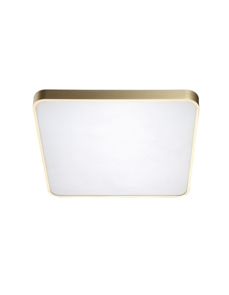 Plafonds with remote control - Azzardo QUADRO 50 LED CCT GOLD 1xLED Ceiling Light Gold AZ2760 - product kolory-swiatla.pl 1