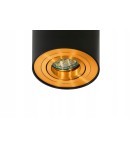 Ceiling luminaires for replaceable light source - Azzardo BROSS 1 BLACK/GOLD 1xGU10 Surface Mounted Black/Gold AZ2955 - product 2