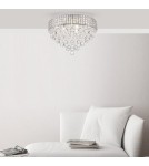 Ceiling lamps with crystals - Zuma Line Ceiling Lamp silver CAPRI CEILING 19027-L. - product 3