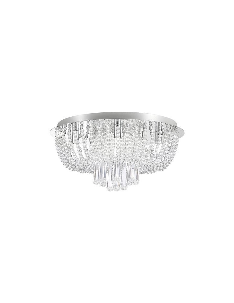 Ceiling lamps with crystals - Zuma Line Ceiling Lamp silver SENSI CEILING 19157M. - product kolory-swiatla.pl 1