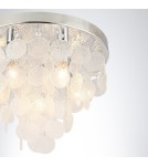 Ceiling lamps with crystals - Zuma Line Ceiling Lamp silver PARDO CEILING 18365L. - product 3