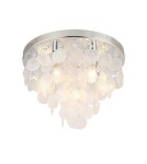 Ceiling lamps with crystals - Zuma Line Ceiling Lamp silver PARDO CEILING 18365L. - product 1