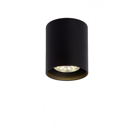 Lucide BODI Round GU10 excl D8 H9.5cm Black 09100/01/30 Plafond.