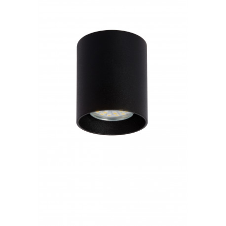 Lucide BODI Round GU10 excl D8 H9.5cm Black 09100/01/30 Plafond.