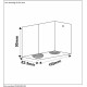 Lucide BODI Square 2xGU10 excl 16/8/9.5cm B 09101/02/30 Plafond.