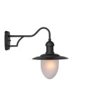 Outdoor wall lamps - Lucide ARUBA 1xE27 Frost Glass/Black 11871/01/30 Wall lamp - product 3