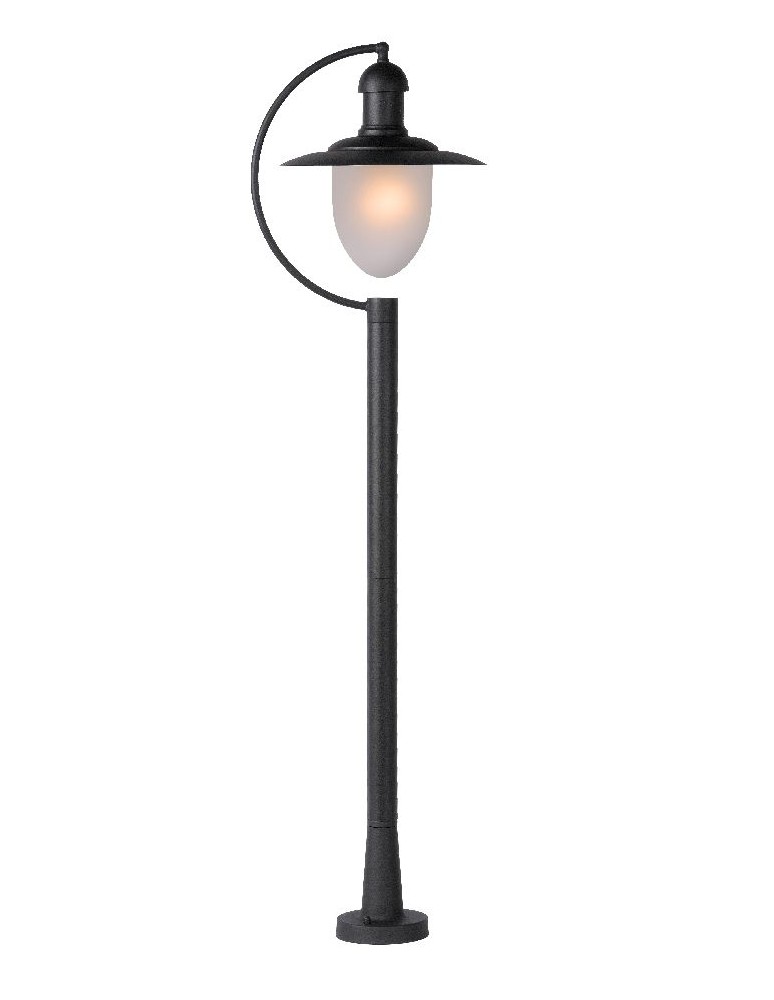Standing garden lamps - Lucide ARUBA IP44 1xE27 H110 D25 Black 11873/01/30 Lantern - product kolory-swiatla.pl 1