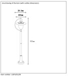 Standing garden lamps - Lucide ARUBA IP44 1xE27 H110 D25 Black 11873/01/30 Lantern - product 6