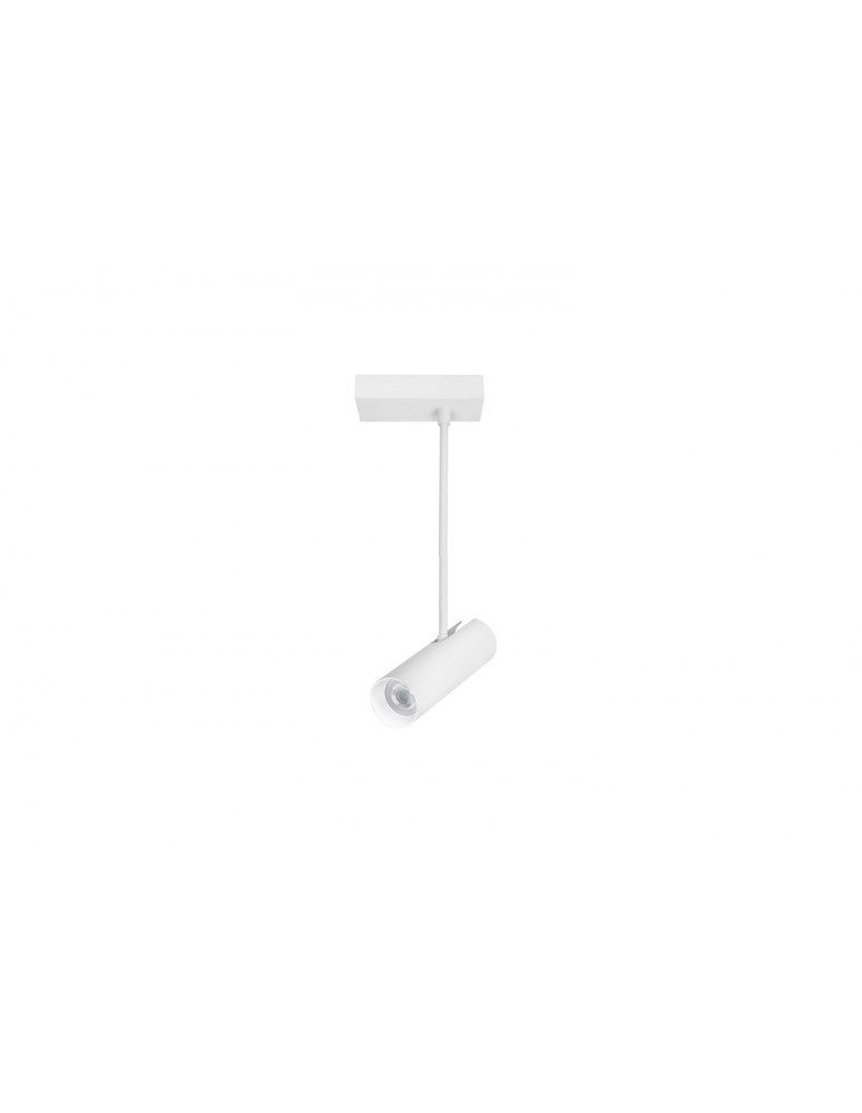 Ceiling spotlights - Azzardo LENS SQUARE WHITE/WHITE 1xGU10 Ceiling Spotlight White AZ3513 - product kolory-swiatla.pl 1