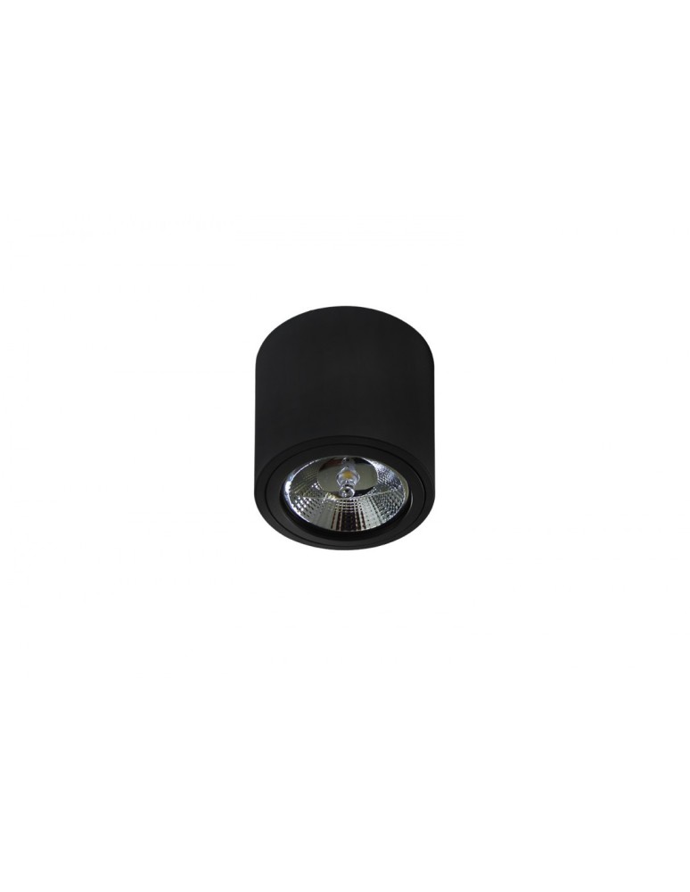 Ceiling luminaires for replaceable light source - Azzardo ALIX 230V BLACK 1xES111 Surface Mounted Black AZ3540 - product kolory-swiatla.pl 1