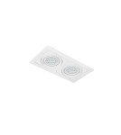 Flush-mounted directional lights - Azzardo VERDI 2 WHITE 2xES111 Recessed White AZ3528 - product 1