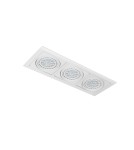 Flush-mounted directional lights - Azzardo VERDI 3 WHITE 3xES111 Recessed White AZ3530 - product 1