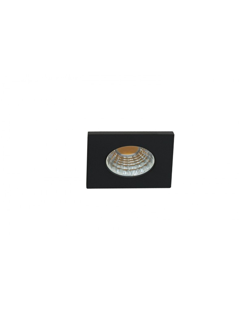 Flush-mounted lamps - pendants - Azzardo FILL S 3000K BLACK 1xLED Recessed Black AZ3379 - product kolory-swiatla.pl 1