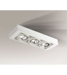 Ceiling luminaires for replaceable light source - Shilo KOGA 7127 White GU10 230V Ceiling Light - product 1
