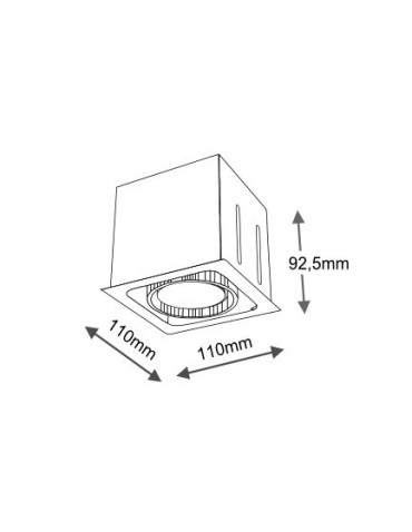 Shilo EBINO 7314 GU10 White Inlet - product 2