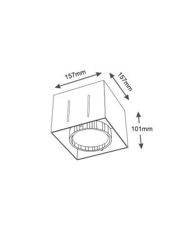 Shilo KOMORO 7322 GU10 White Inlet - product 2