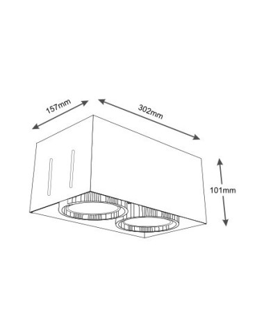 Shilo KOMORO 7328 GU10 White Inlet - product 2