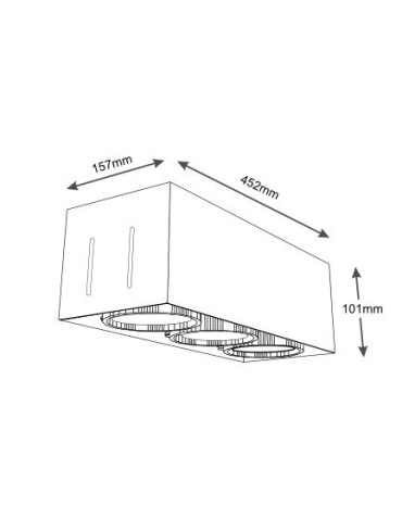 Shilo KOMORO 7334 GU10 White Inlet - product 2
