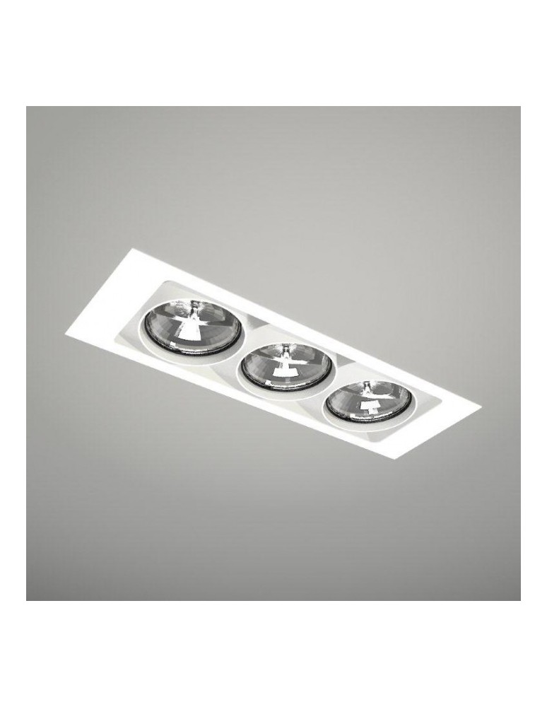 Flush-mounted directional lights - Shilo MUKO 7358 GU10 White Ceiling Light - product kolory-swiatla.pl 2