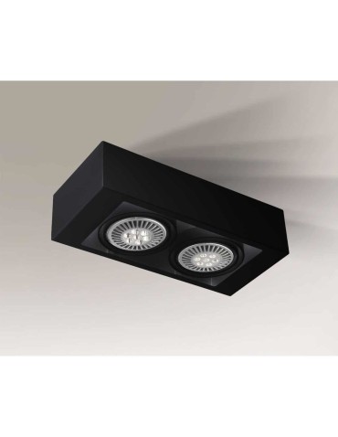 Shilo KOGA 1153 GU10 Black Ceiling Light