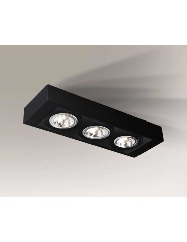 Shilo KOGA 1154 GU10 Black Ceiling Light