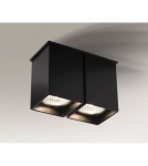 Ceiling luminaires for replaceable light source - Shilo TODA 1104 Black 1104/GU10/CZ Ceiling light. - product 1