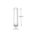 Ceiling luminaires for replaceable light source - Shilo YABU 1167 Black 1167/GU10/CZ Ceiling light - product 2