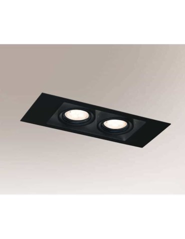 Shilo EBINO 3306 GU10 Black 3306/GU10/CZ Recessed Inlet