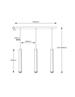 Shilo YABU 5527 Czarny 5527/GU10/CZ Wisząca - produkt 2