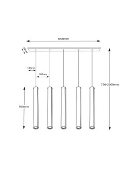 Shilo YABU 5528 Czarny 5528/GU10/CZ Wisząca - produkt 2
