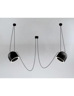 Shilo DOBO Wisząca 2xE14 9036 Czarny