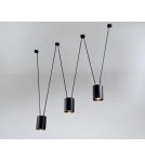 Triple pendant lamps - Shilo VIWIN Pendant 3xES111 GU10 9022 Black - product 2
