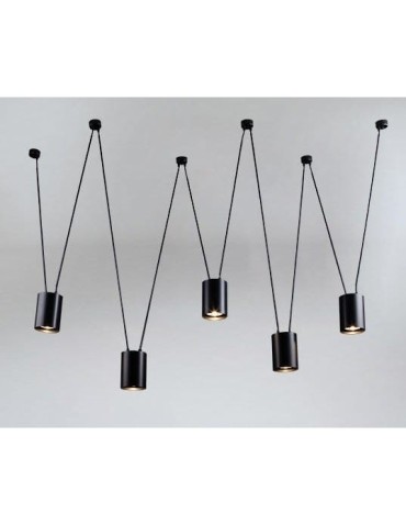 Shilo VIWIN Pendant 5xES111 GU10 9023 Black