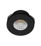 Round flush-mounted lamps - Azzardo FILL R 3000K BLACK 1xLED Recessed Black AZ3381 - product 1