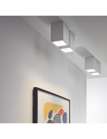 Astro Osca Square 140 Wpuszczana 1x6W Max LED GU10 Gips 1252004 - produkt 2