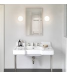 Bathroom wall lamps - Astro Zeppo Wall 1x33W Max G9 White Glass IP44 1176004 - product 4