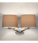 Wall lamps with lampshade - Astro Montclair Twin Wall Mount 2x60W Max E27 Polished Chrome 1364004 - product 1