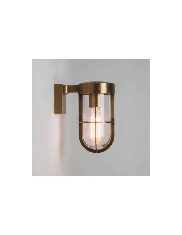 Outdoor wall lamps - Astro Cabin Wall 1x60W Max E27 Antique Brass IP44 1368003 - product kolory-swiatla.pl 1