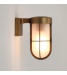 Outdoor wall lamps - Astro Cabin Wall Frosted 1x60W Max E27 Antique Brass IP44 1368008 - product 1