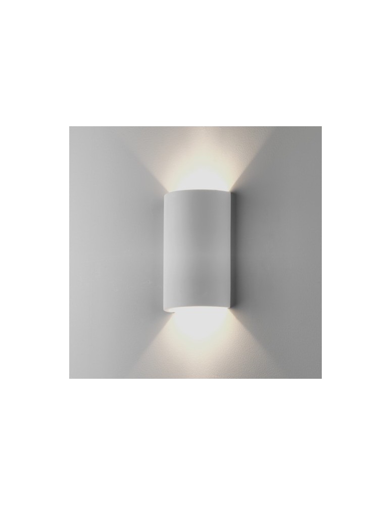 Wall lamps - Astro Serifos 220 Wall Mount 2x6W Max LED GU10 Gypsum 1350003 - product kolory-swiatla.pl 1