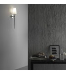 Bathroom wall lamps - Astro Beauville Wall Mounted 1x40W Max E27 Polished Chrome IP44 1388001 - product 2
