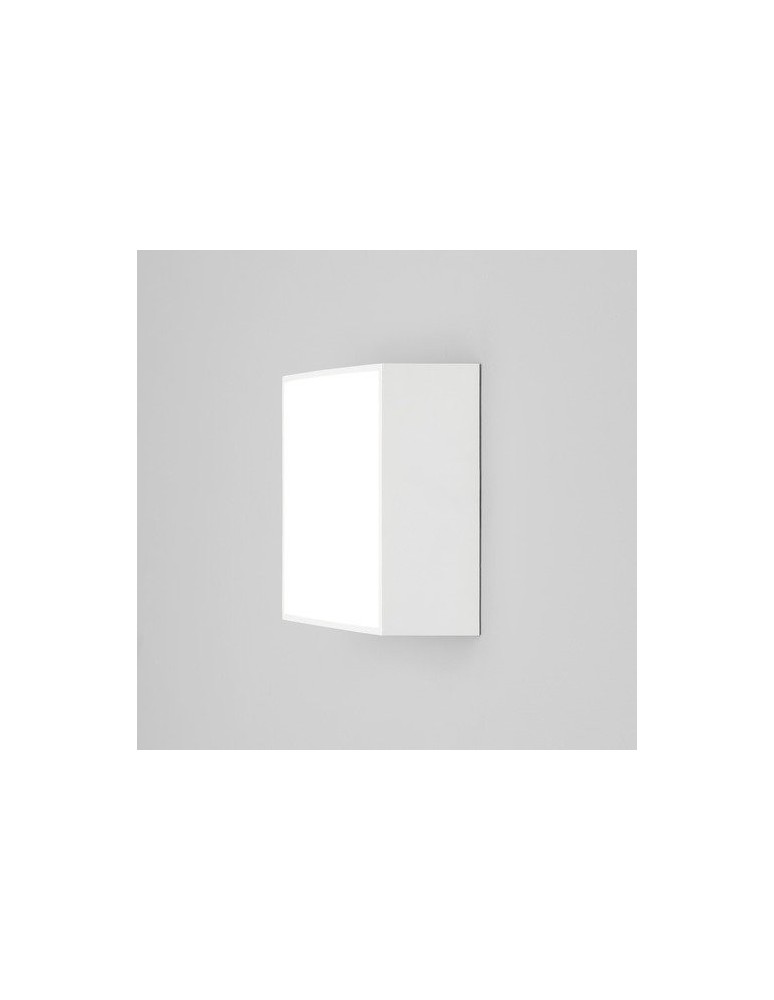 Kinkiety - Astro Kea 140 Square Ścienna 5.3W LED Biały Struktura IP65 1391005 - produkt kolory-swiatla.pl 1