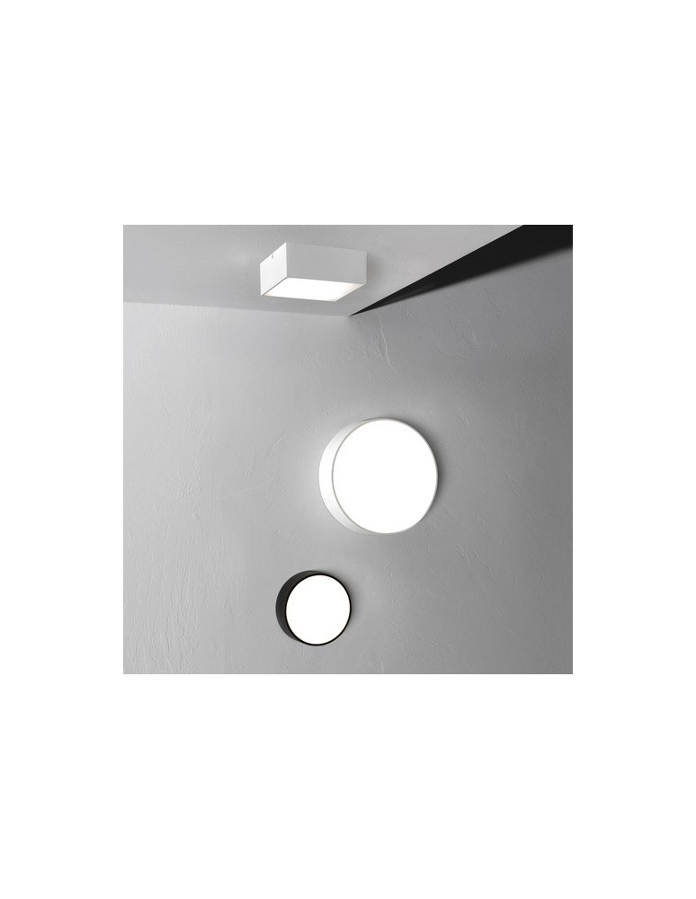 Kinkiety - Astro Kea 140 Square Ścienna 5.3W LED Biały Struktura IP65 1391005 - produkt kolory-swiatla.pl 2