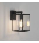 Outdoor wall lamps - Astro Box Lantern 270 Wall Mounted 1x60W Max E27 Black Structure IP23 1354003 - product 1