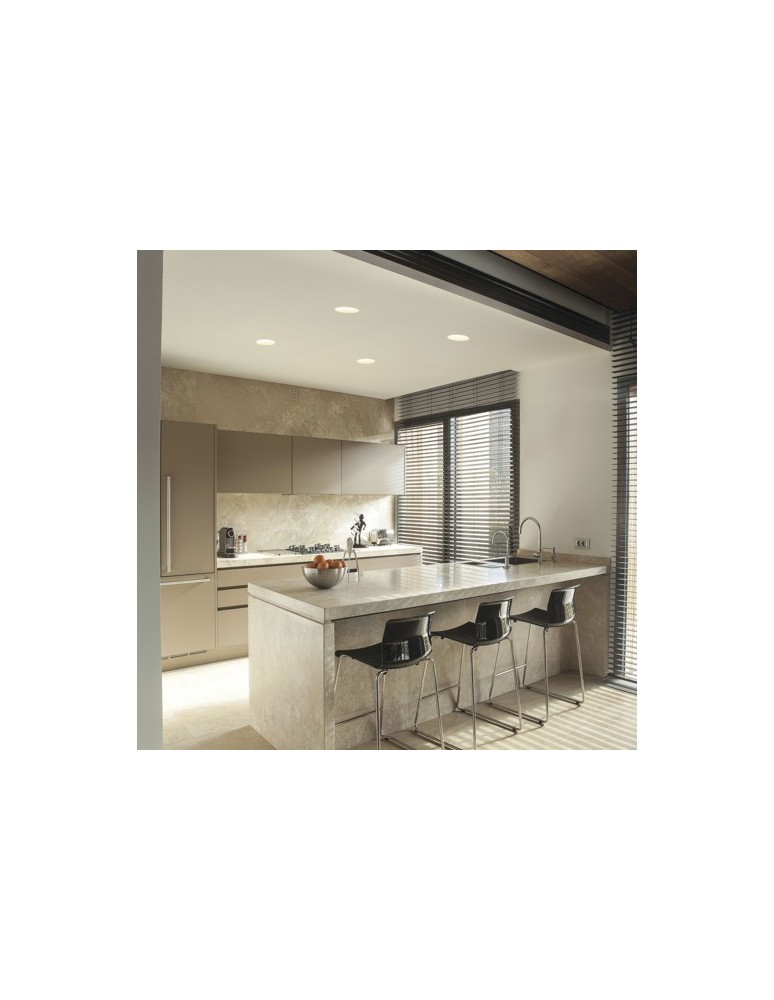 Frameless flush-mounted lamps - trimless - Astro Blanco Round Fixed Recessed 1x50W Max GU10 Gypsum 1253004 - product kolory-swiatla.pl 2