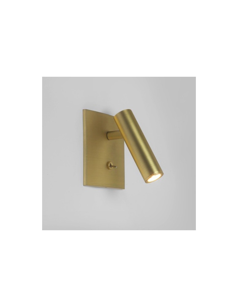 Wall lamps - Astro Enna Square Switched LED For Reading 4.5W LED Matte Gold 1058030 - product kolory-swiatla.pl 1