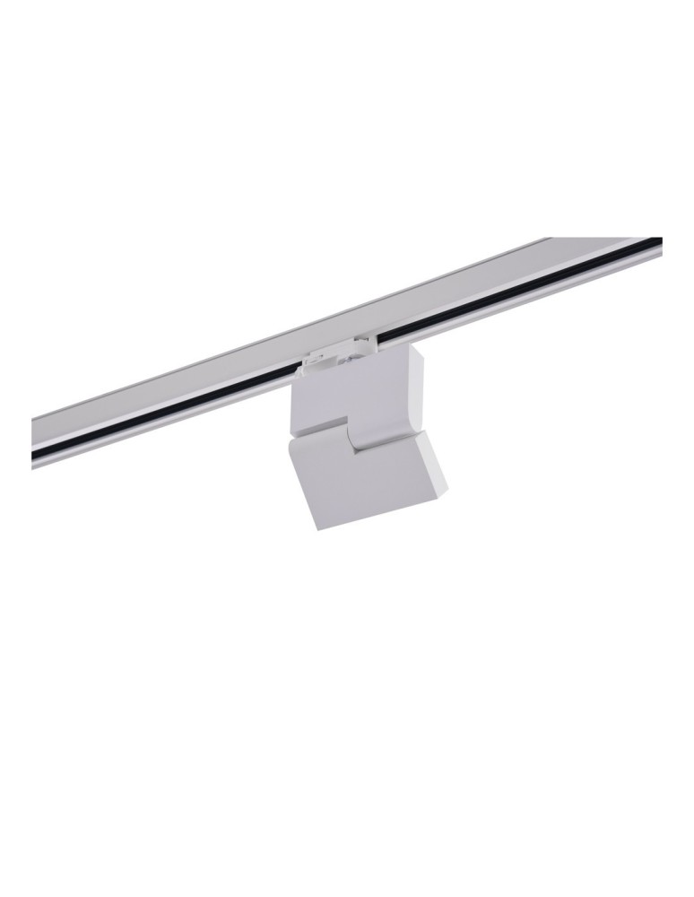 Lamps for 3-phase busbars - Azzardo LEON 5 TRACK WHITE 1xLED Ceiling Spotlight White AZ3490 - product kolory-swiatla.pl 3