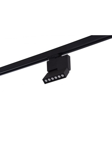 Azzardo LEON 5 TRACK BLACK 1xLED Ceiling Spotlight Black AZ3491