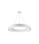 Pendant lamps with control - Azzardo SOVANA PENDANT 80 CCT WHITE 1xLED Pendant White with Remote Control Variable Color AZ3448 - product 1